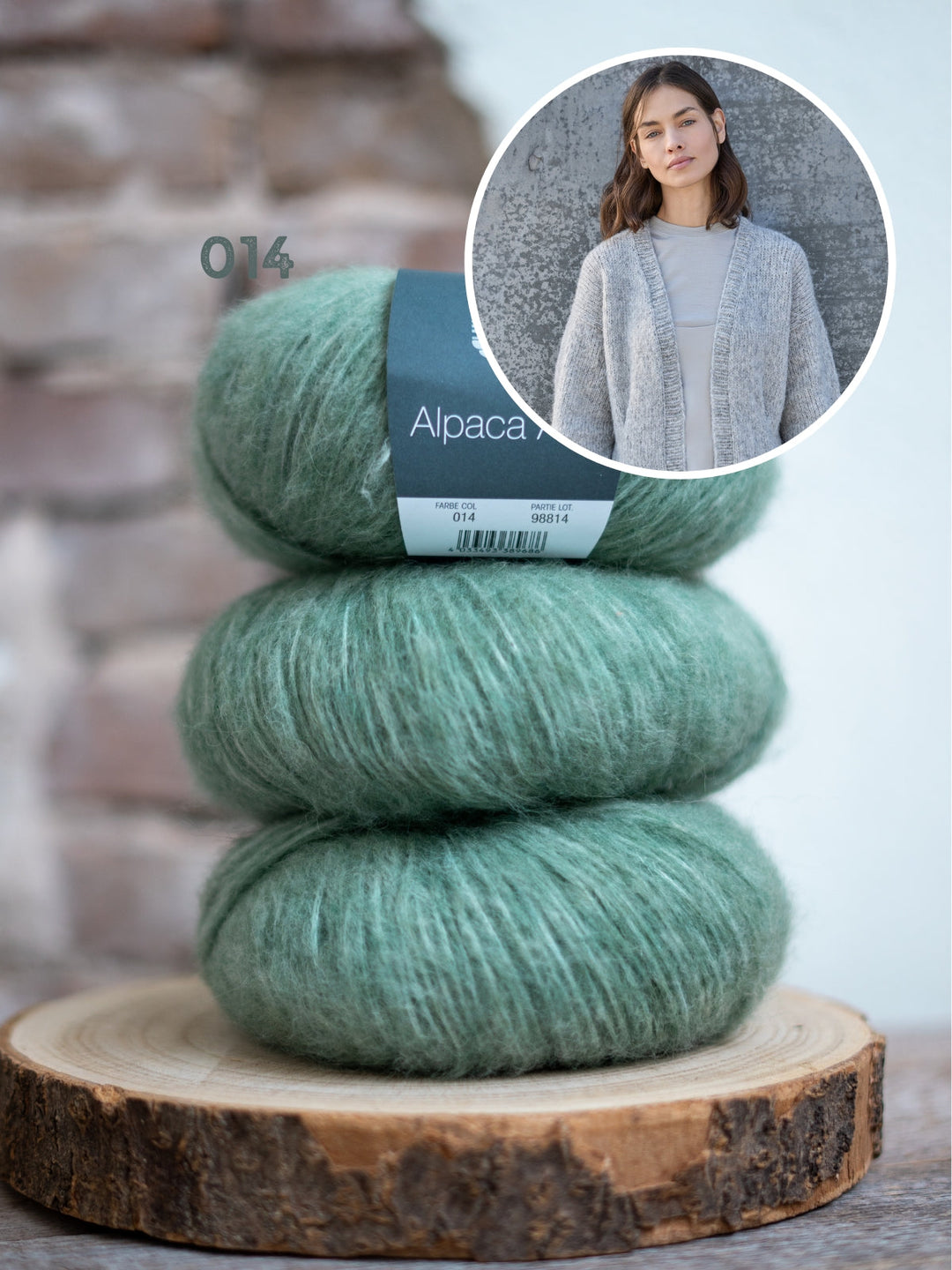 Strickpaket Alpaca Air II Top-down-Jacke