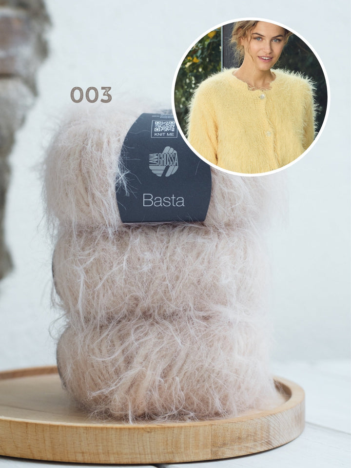 Strickpaket Basta Jacke mit kurzen Ärmeln