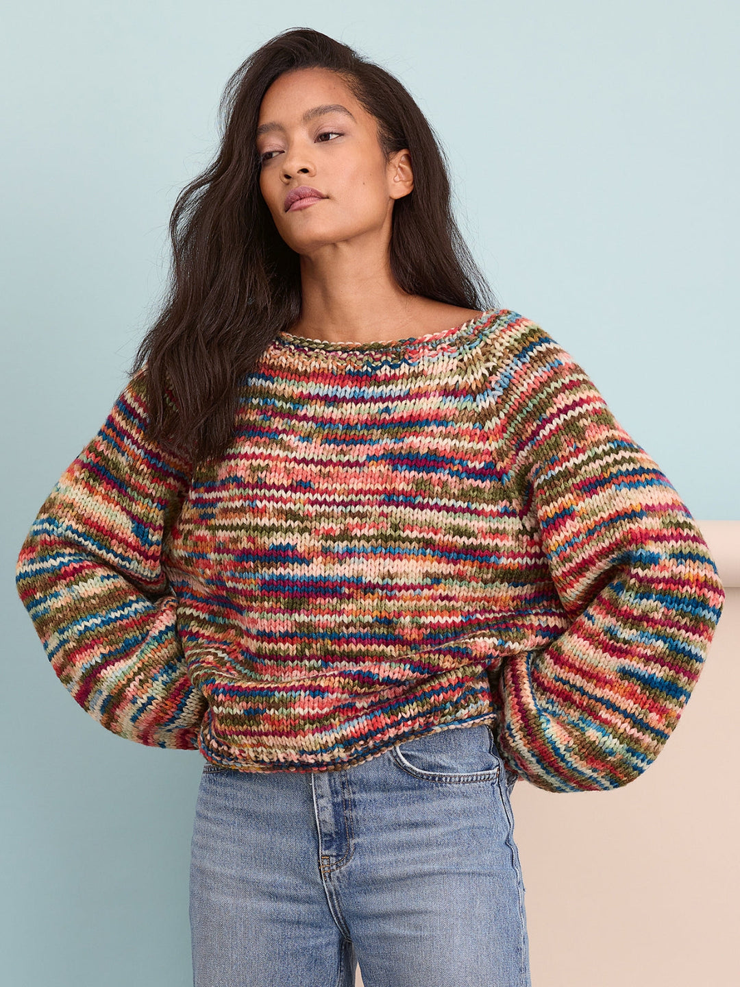 Strickpaket Crazy Pullover