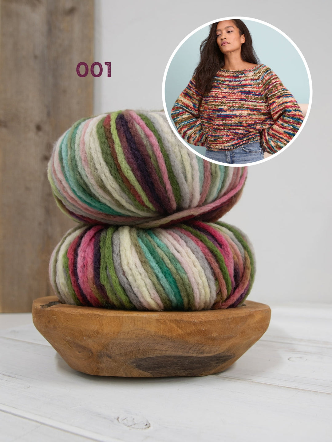 Strickpaket Crazy Pullover