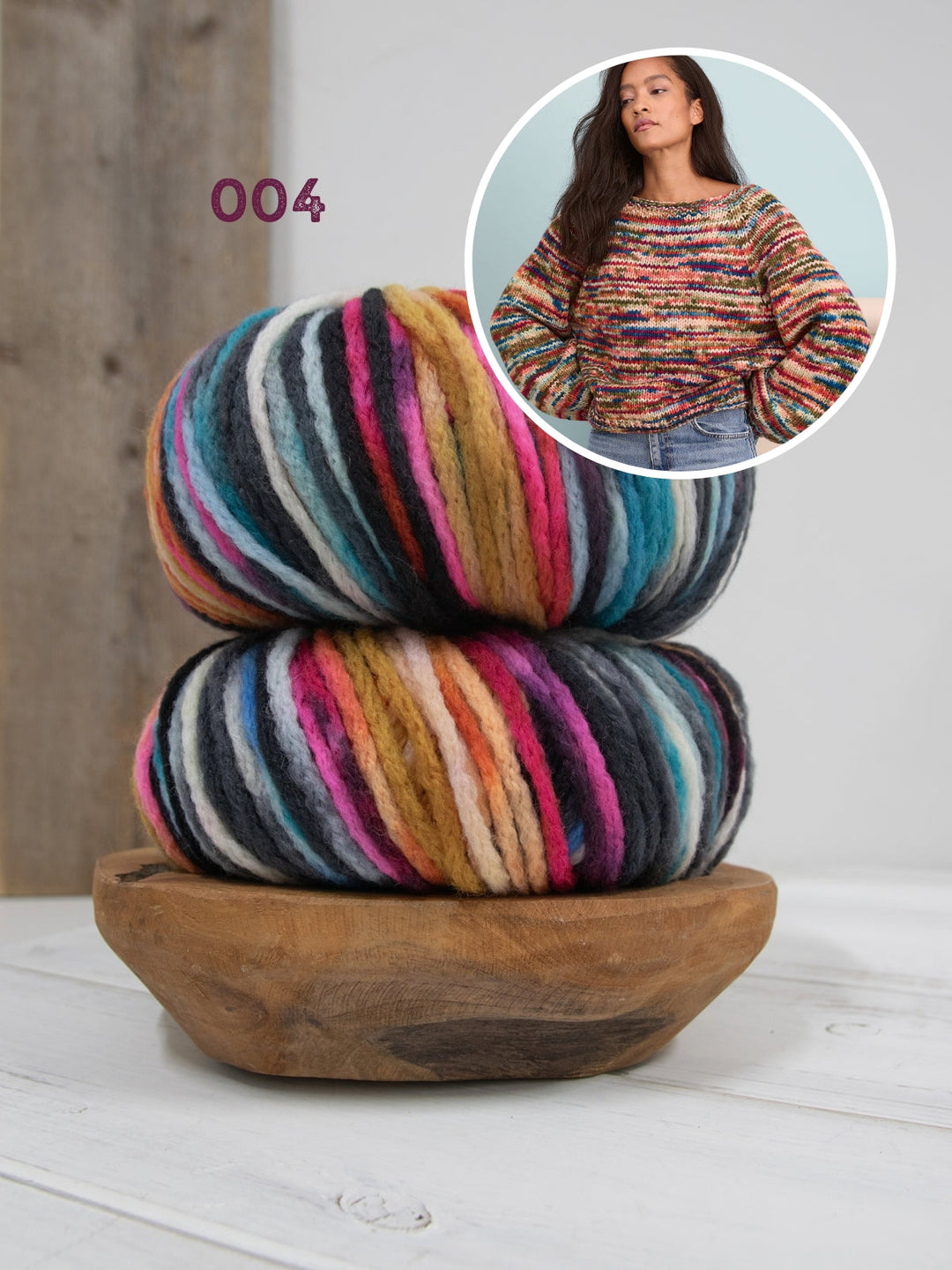 Strickpaket Crazy Pullover