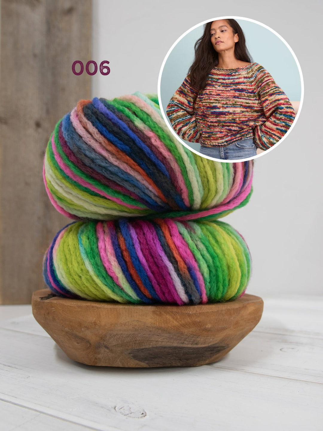 Strickpaket Crazy Pullover