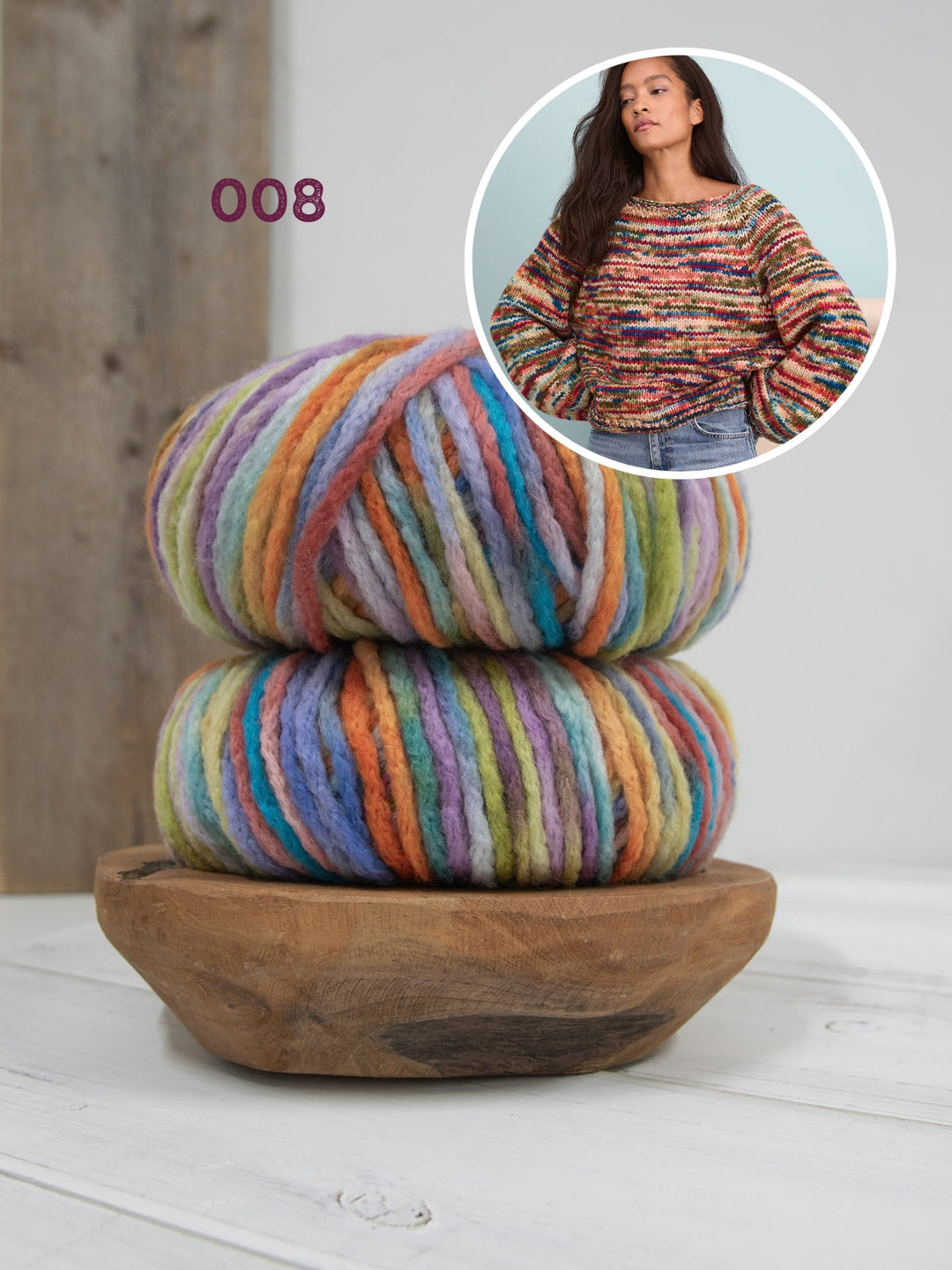 Strickpaket Crazy Pullover