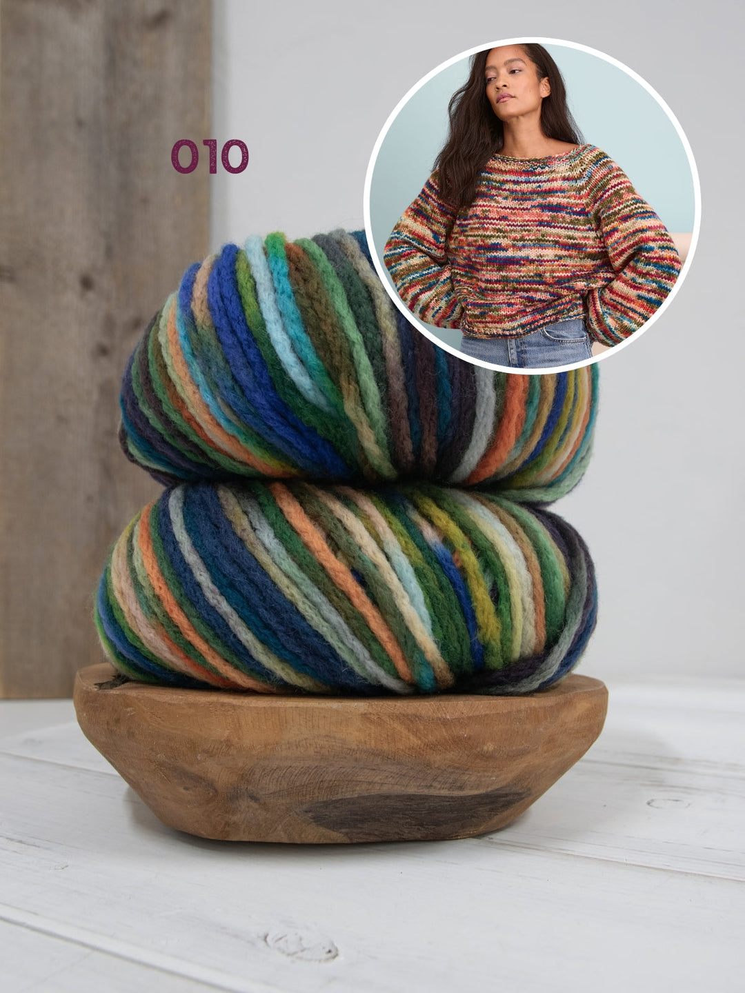 Strickpaket Crazy Pullover