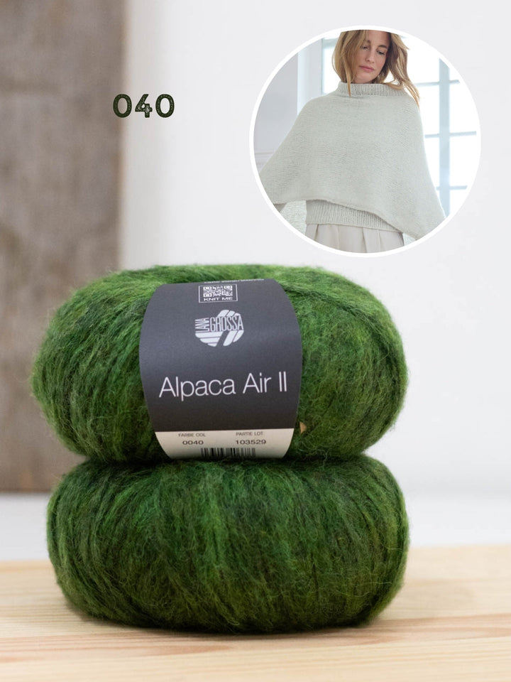 Strickpaket Alpaca Air II Poncho