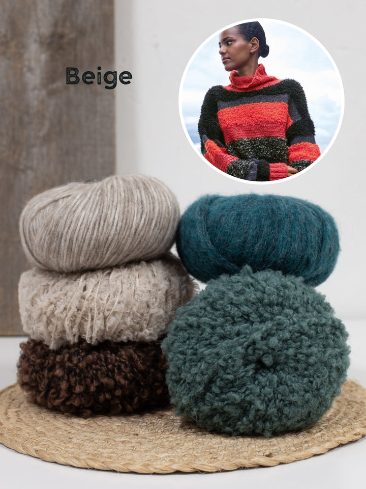 Strickpaket Garnmix Pullover