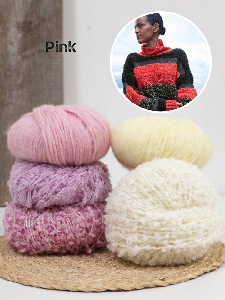 Strickpaket Garnmix Pullover