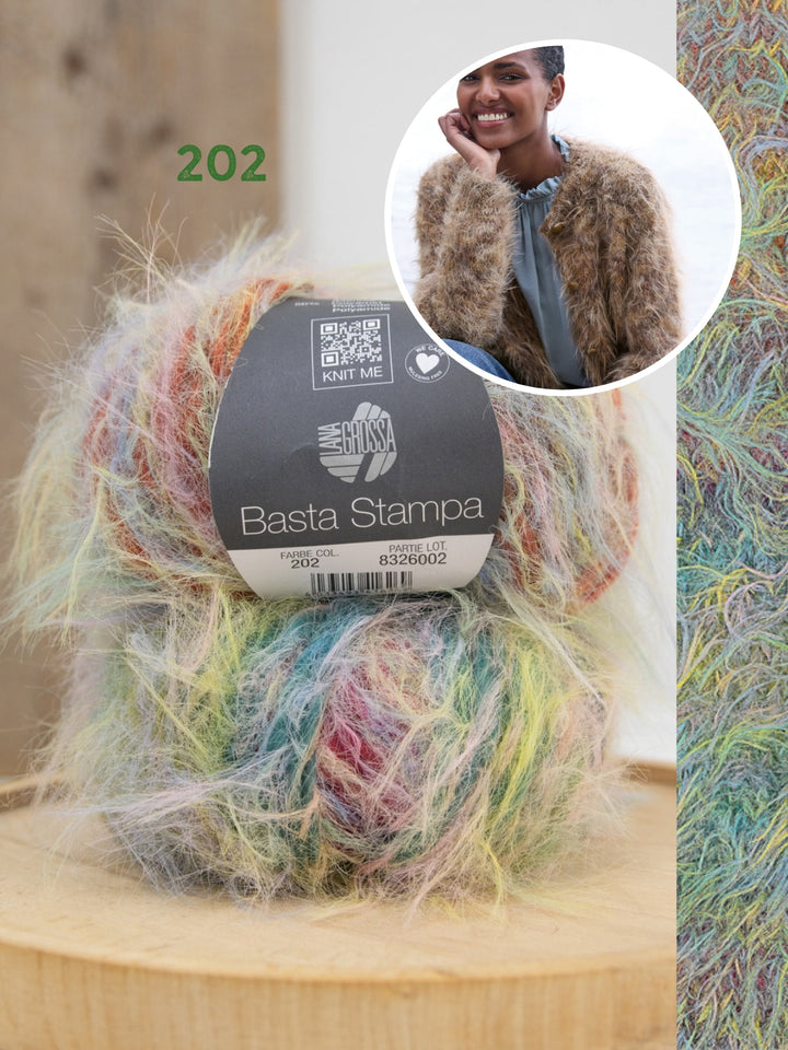 Strickpaket Basta Stampa Jacke