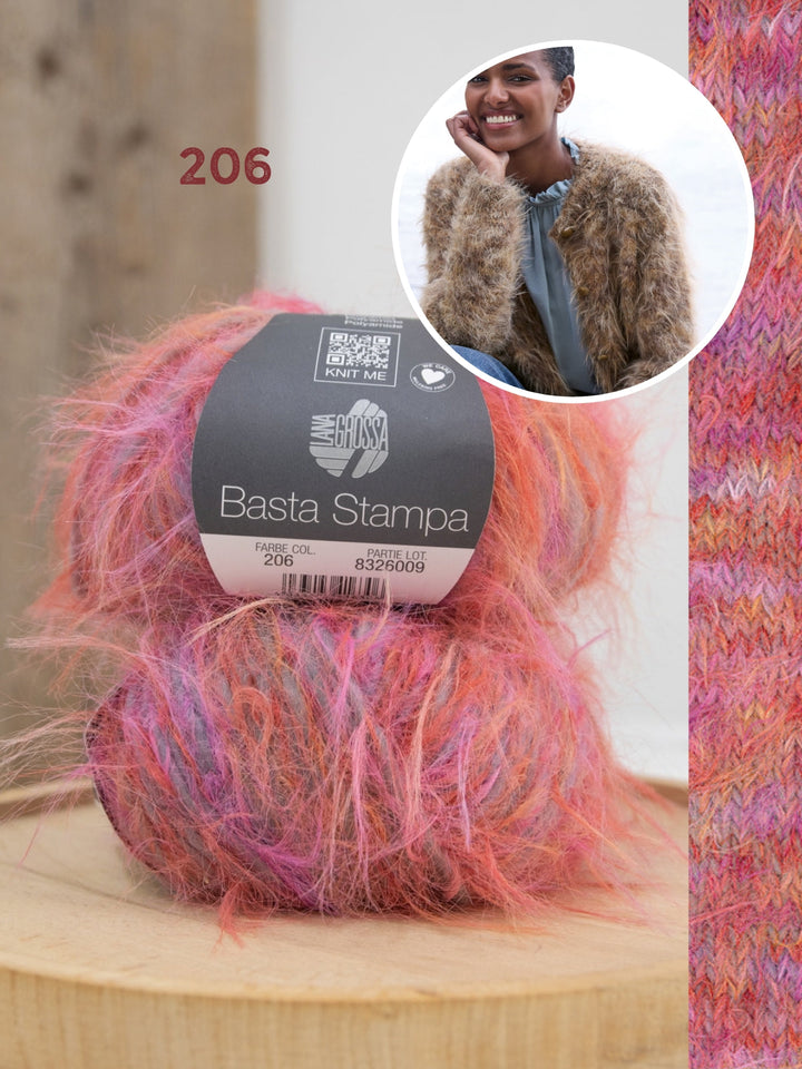 Strickpaket Basta Stampa Jacke