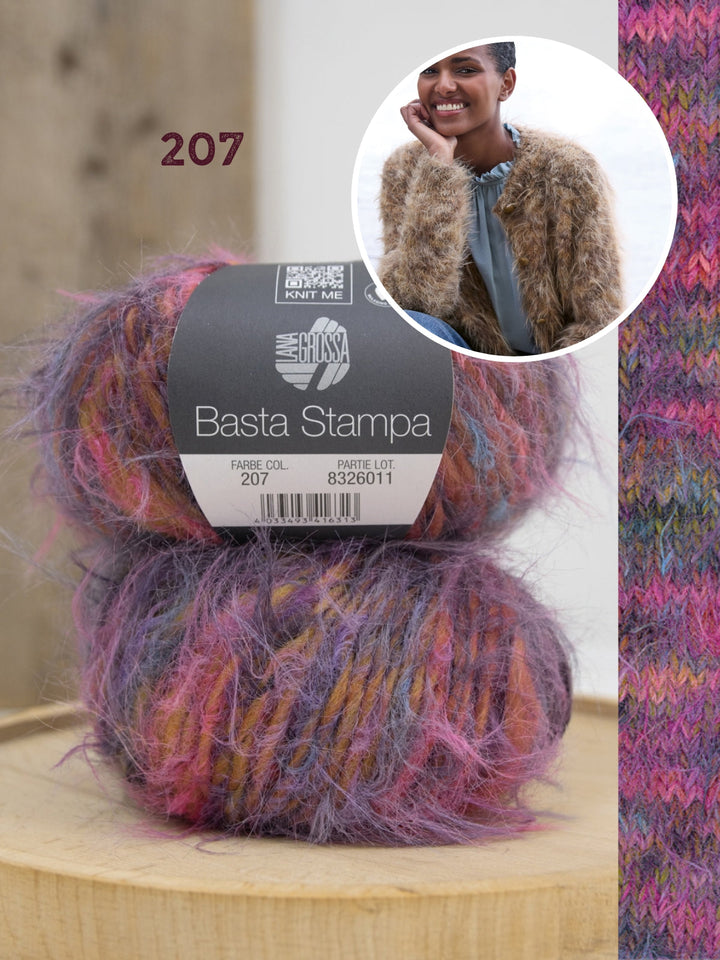 Strickpaket Basta Stampa Jacke