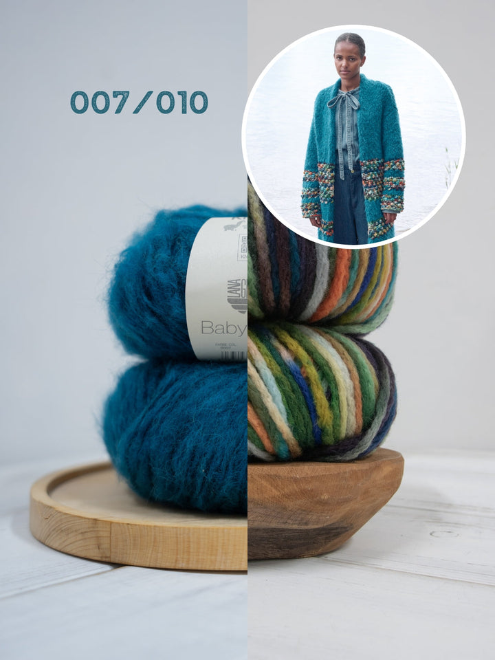 Strickpaket Baby Furry Crazy Mantel