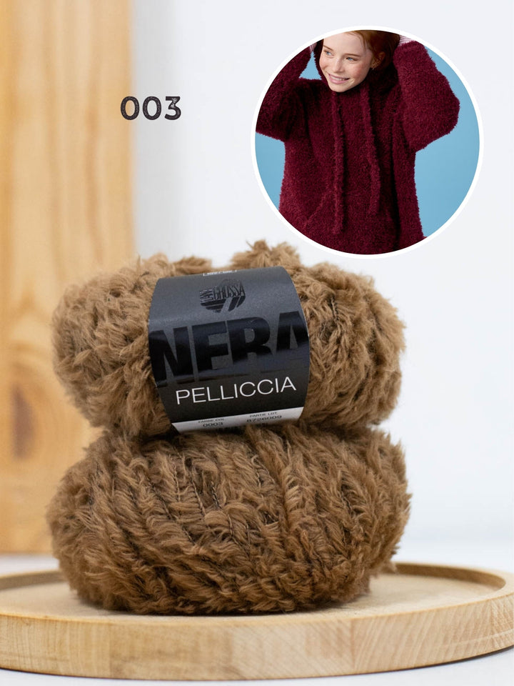 Strickpaket Pelliccia Hoodie