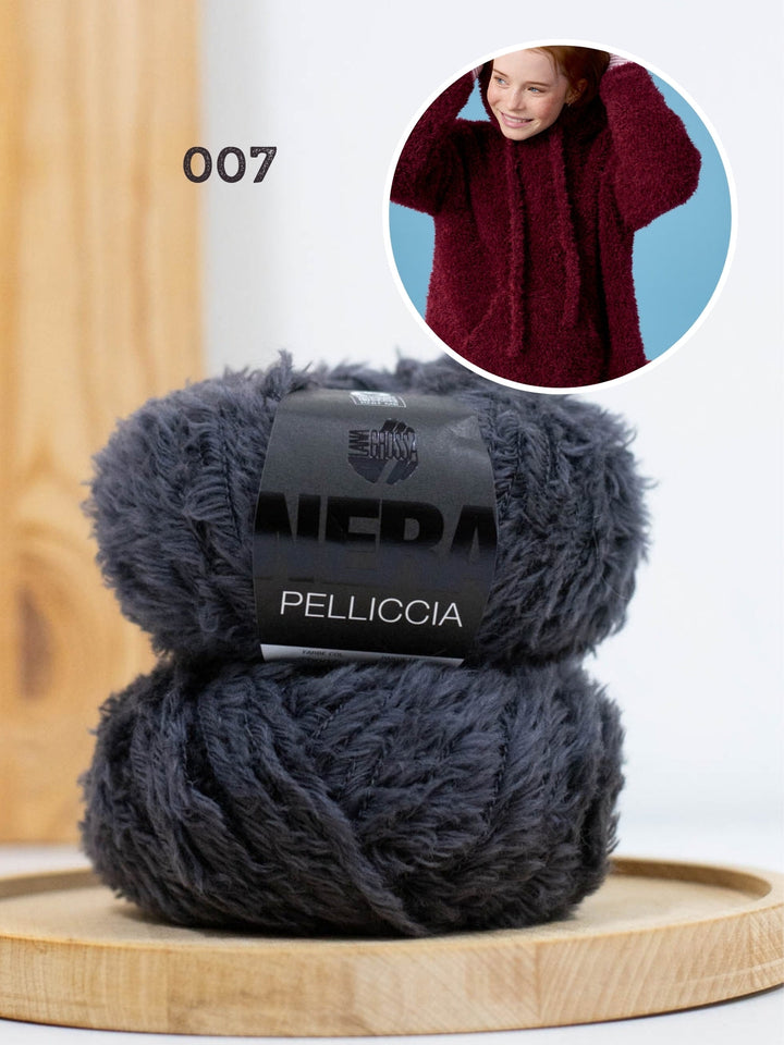 Strickpaket Pelliccia Hoodie