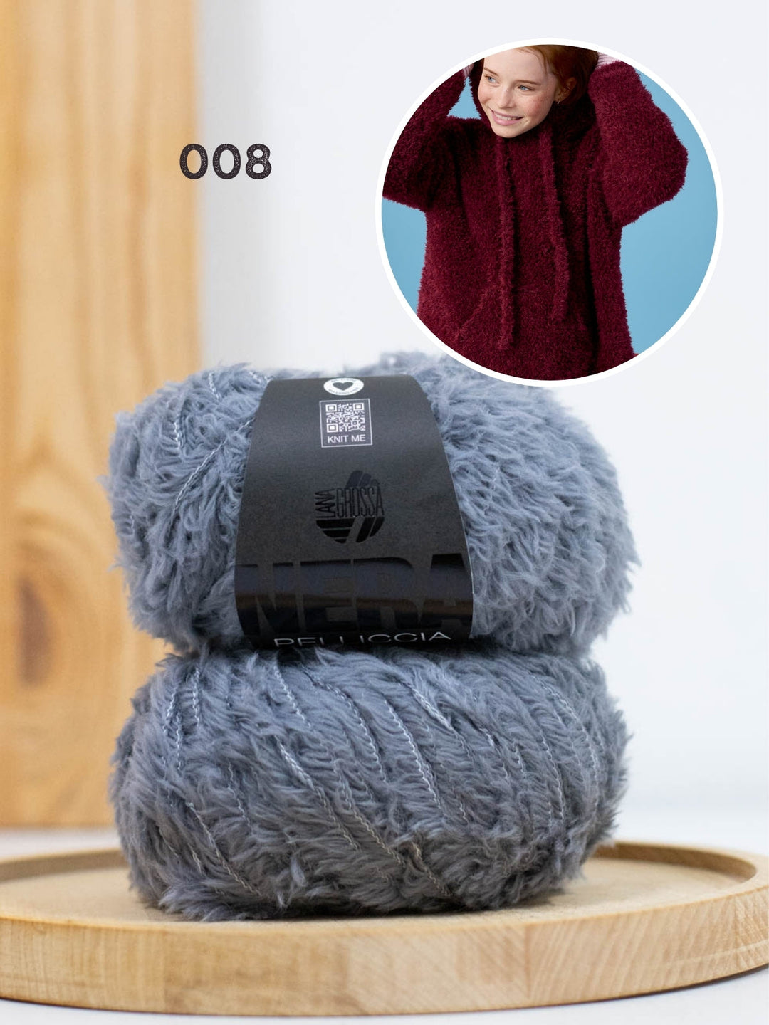 Strickpaket Pelliccia Hoodie