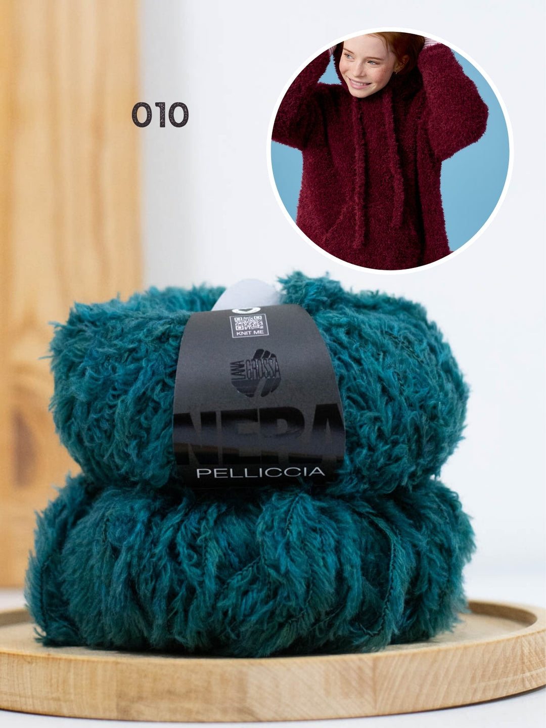 Strickpaket Pelliccia Hoodie