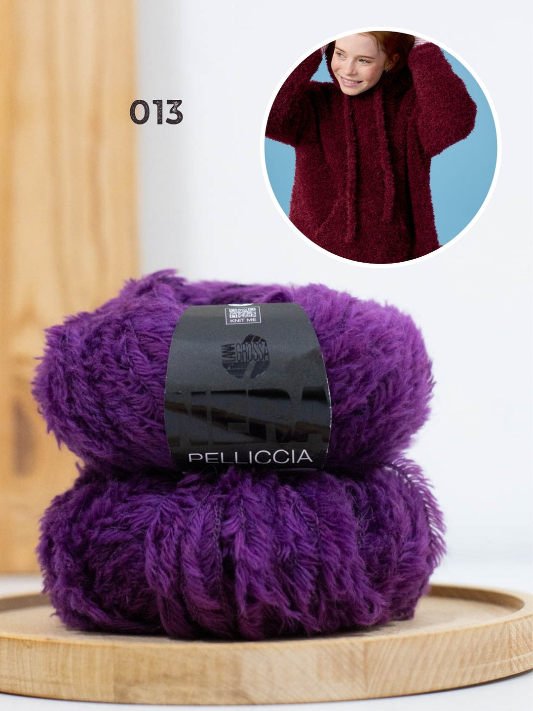 Strickpaket Pelliccia Hoodie