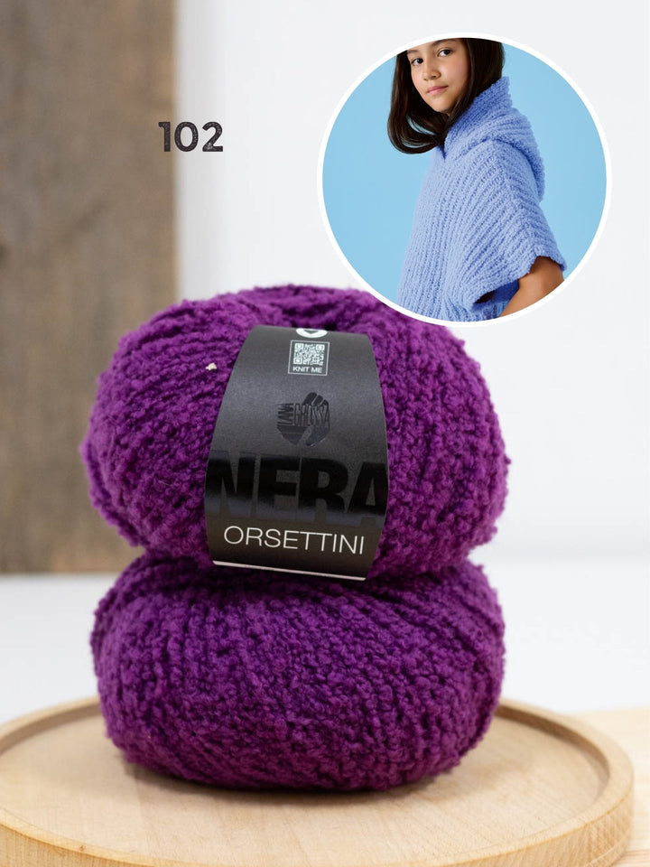 Strickpaket Orsettini Hoodie-Pullunder