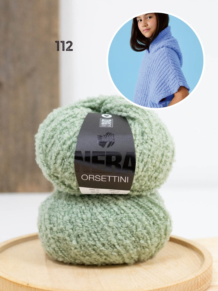 Strickpaket Orsettini Hoodie-Pullunder