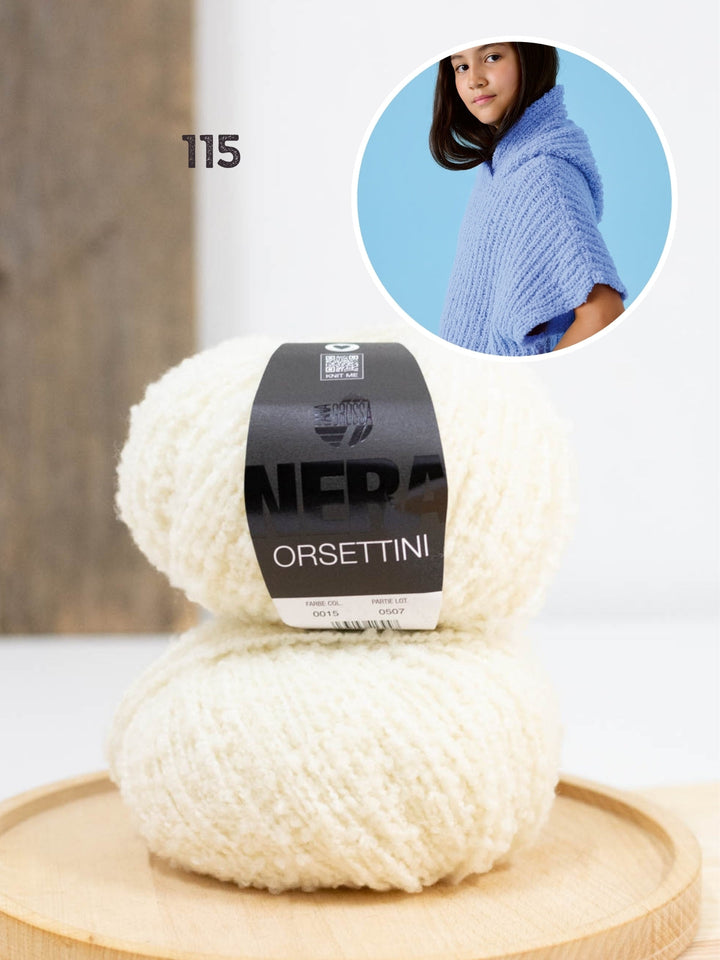 Strickpaket Orsettini Hoodie-Pullunder