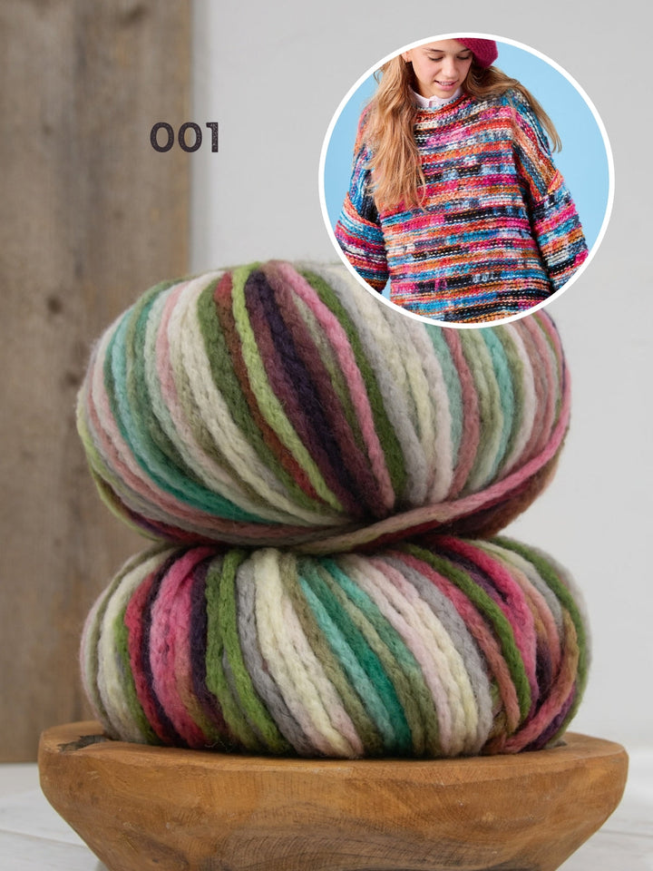Strickpaket Crazy Oversized-Pullover