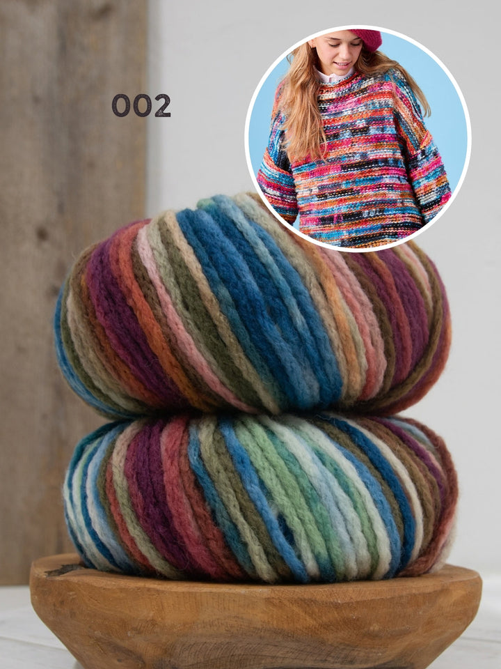Strickpaket Crazy Oversized-Pullover