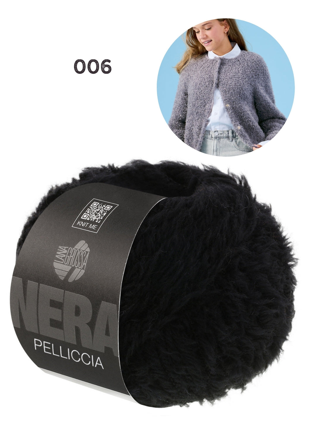 Strickpaket Pelliccia top-down Jacke