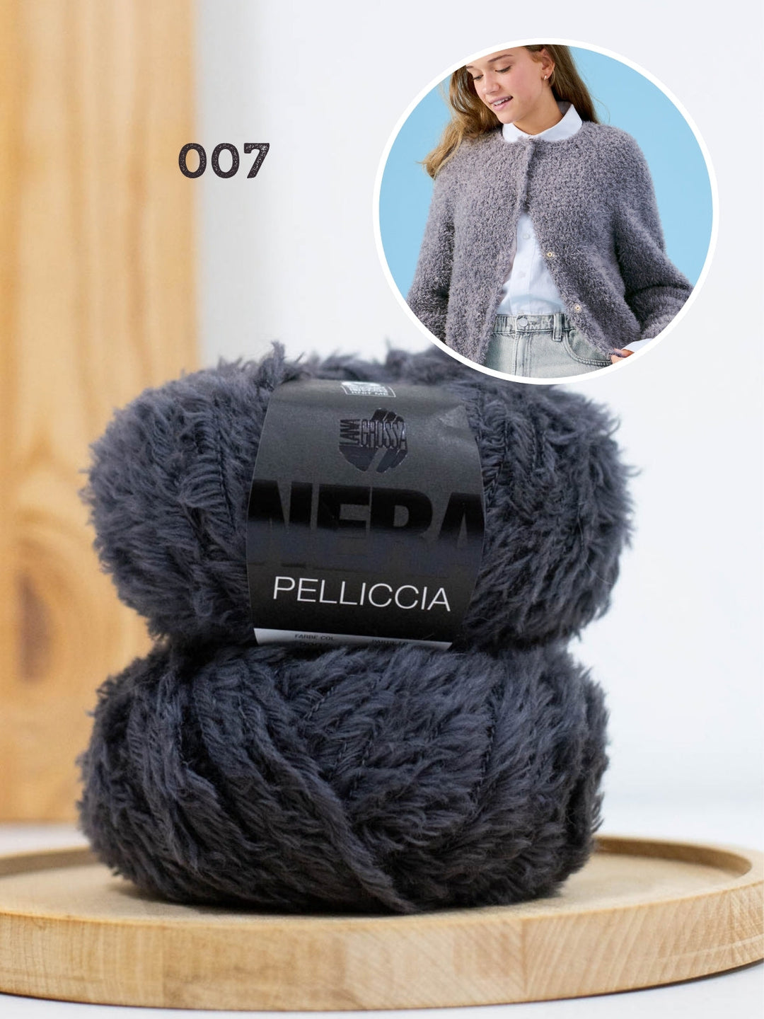Strickpaket Pelliccia top-down Jacke