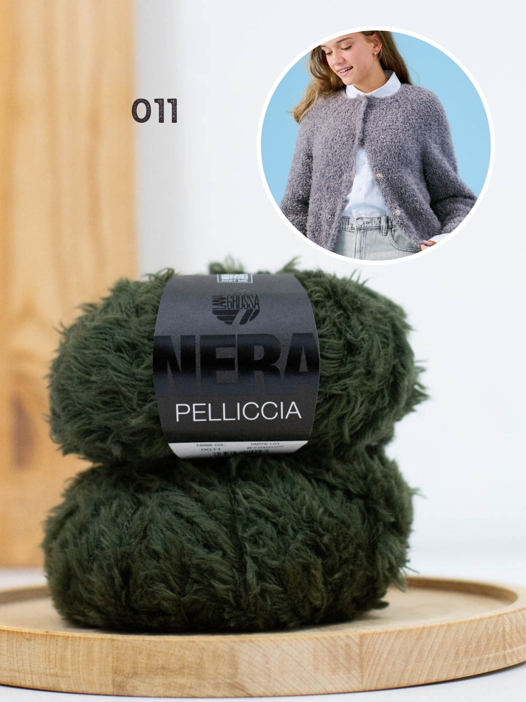 Strickpaket Pelliccia top-down Jacke
