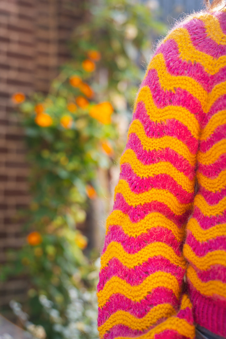 Strickpaket Jean Sweater - Kolibri by Johanna