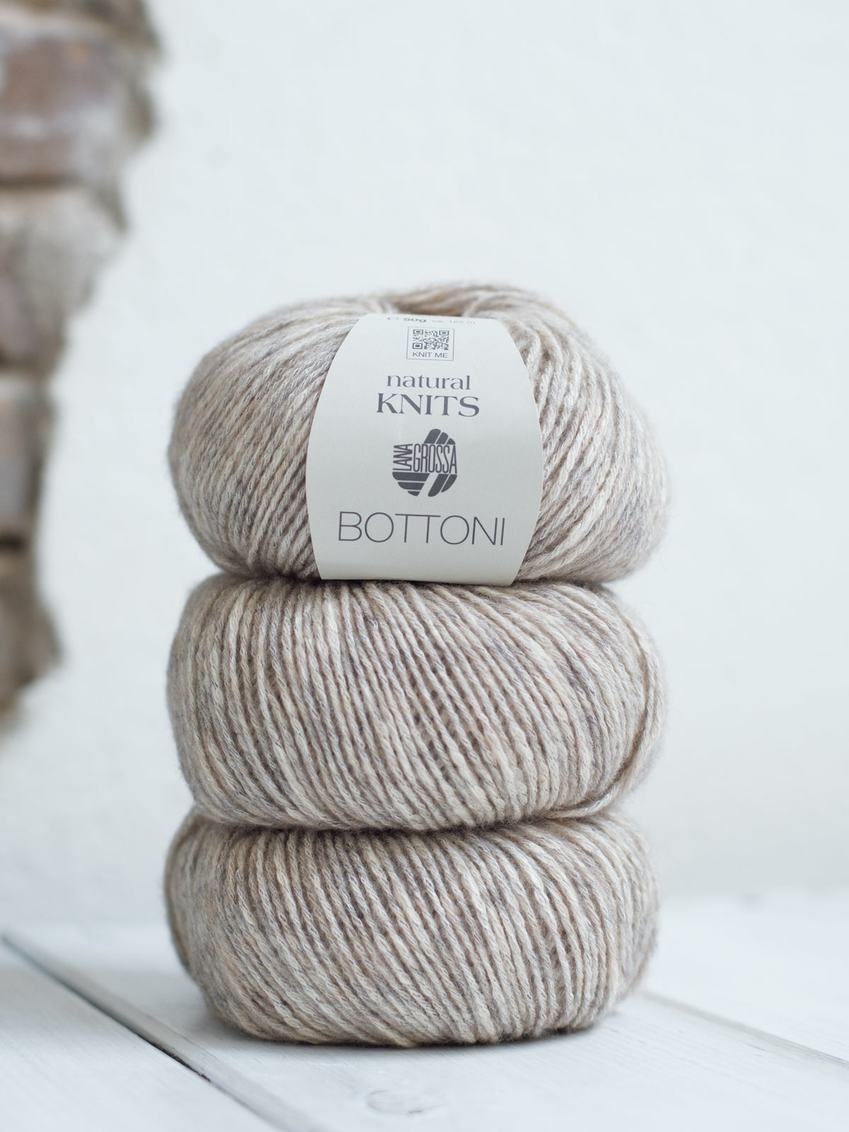 Bottoni 013 Graubeige/Creme