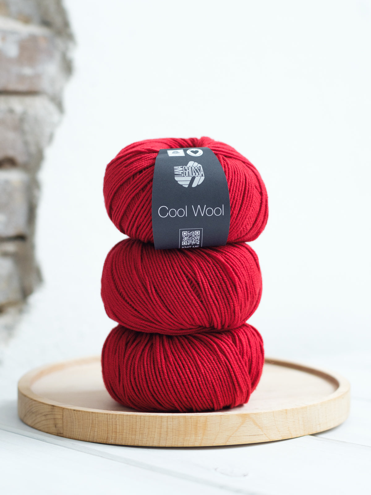 Cool Wool 514 Dunkelrot