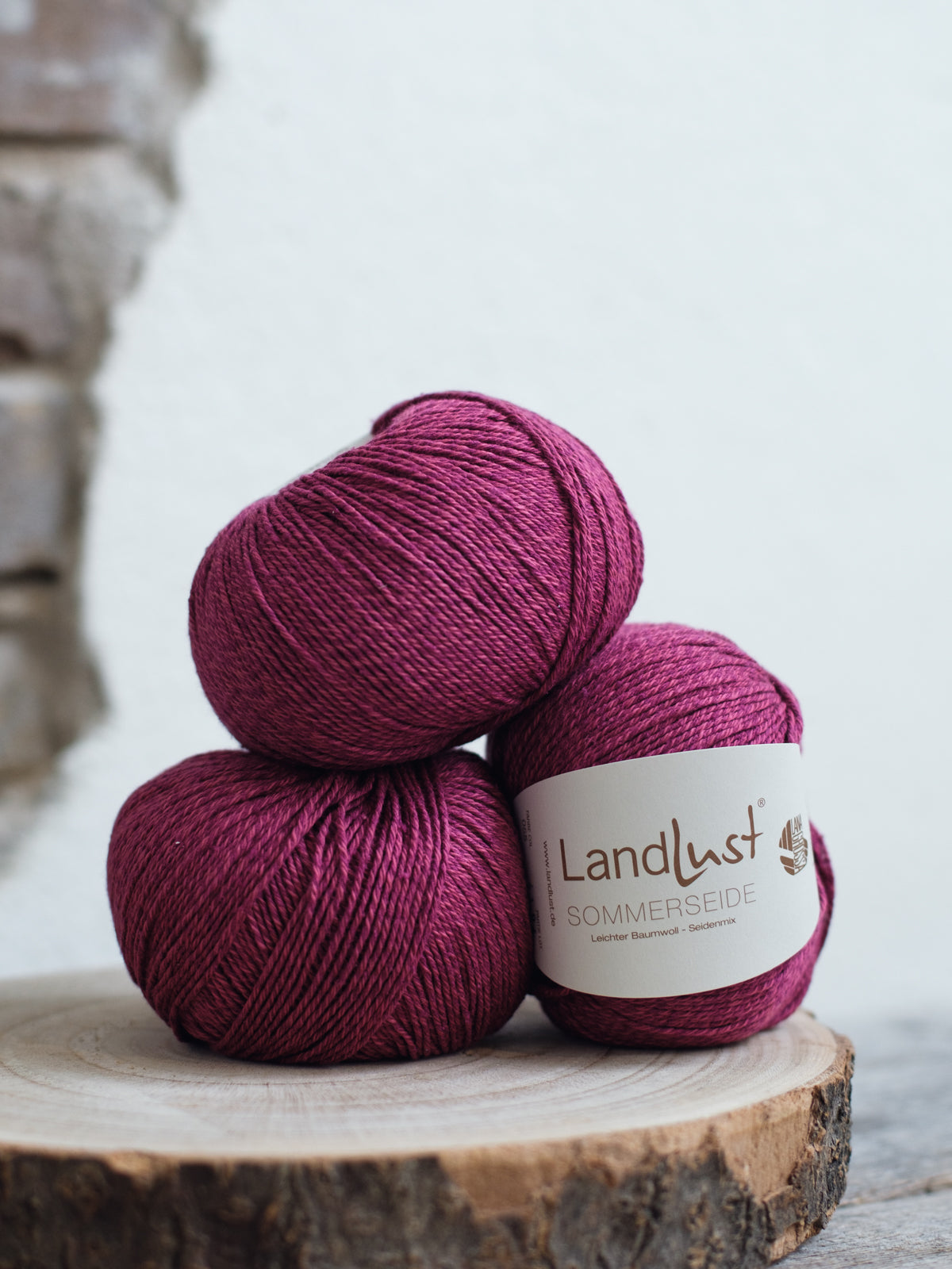 Landlust Sommerseide 055 Burgund