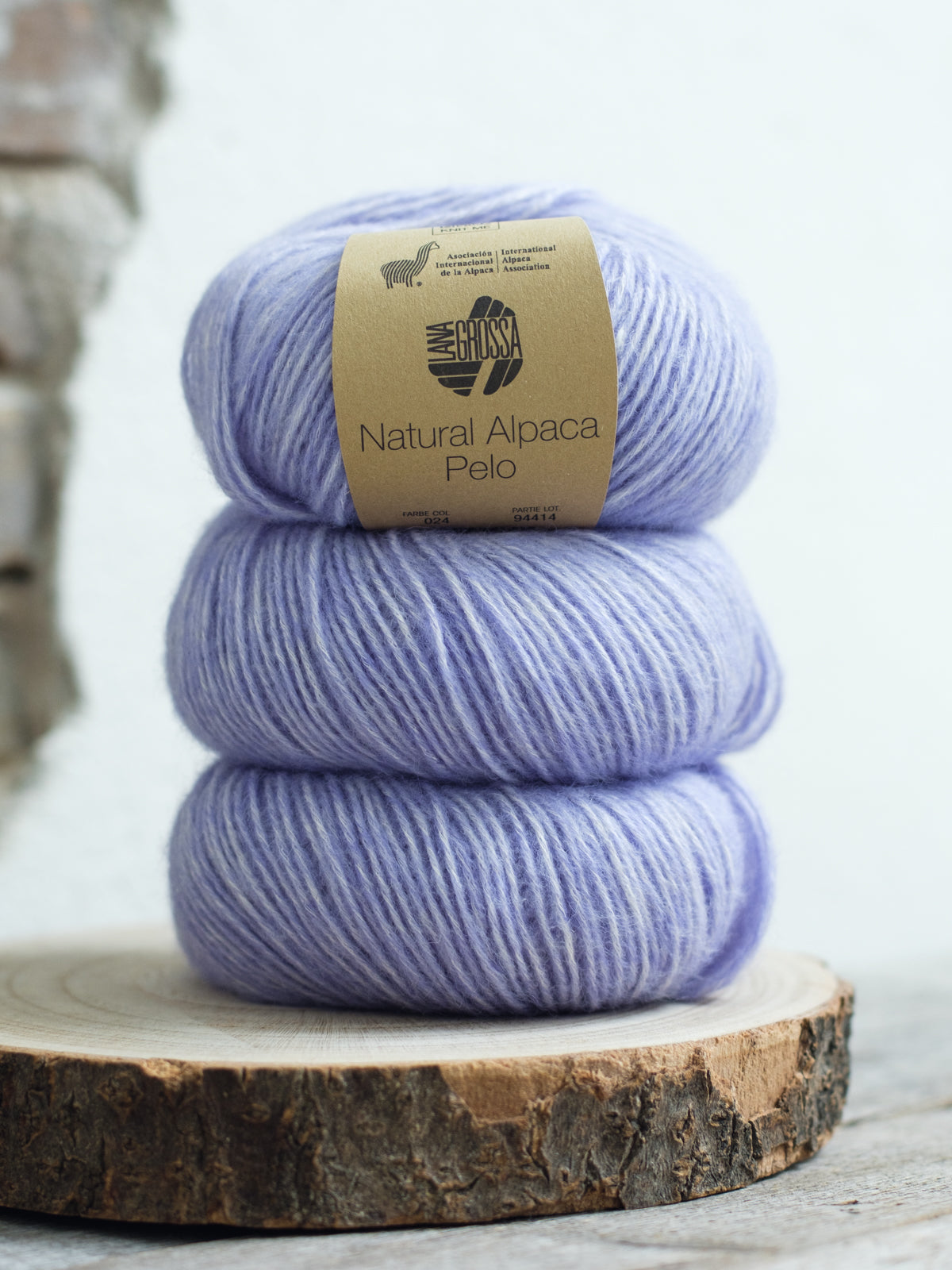 Natural Alpaca Pelo 024 Veilchenblau meliert