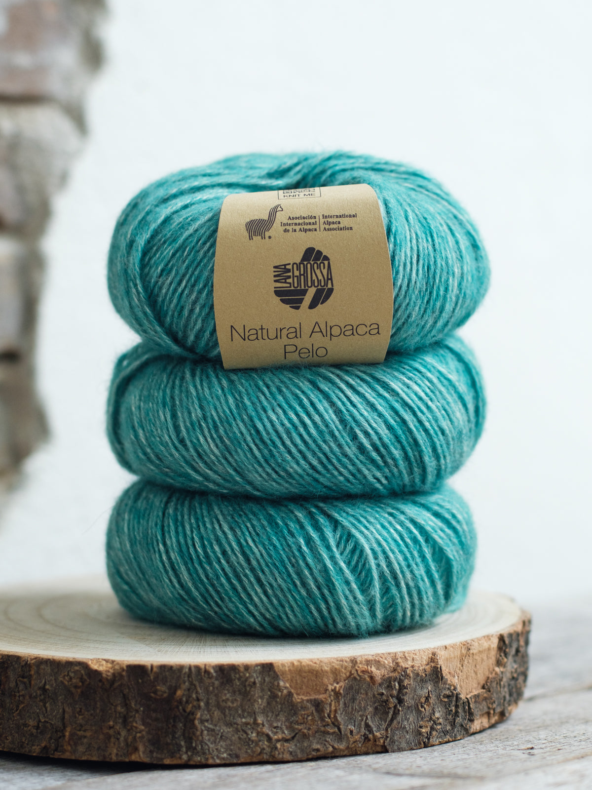 Natural Alpaca Pelo 025 Petrol meliert