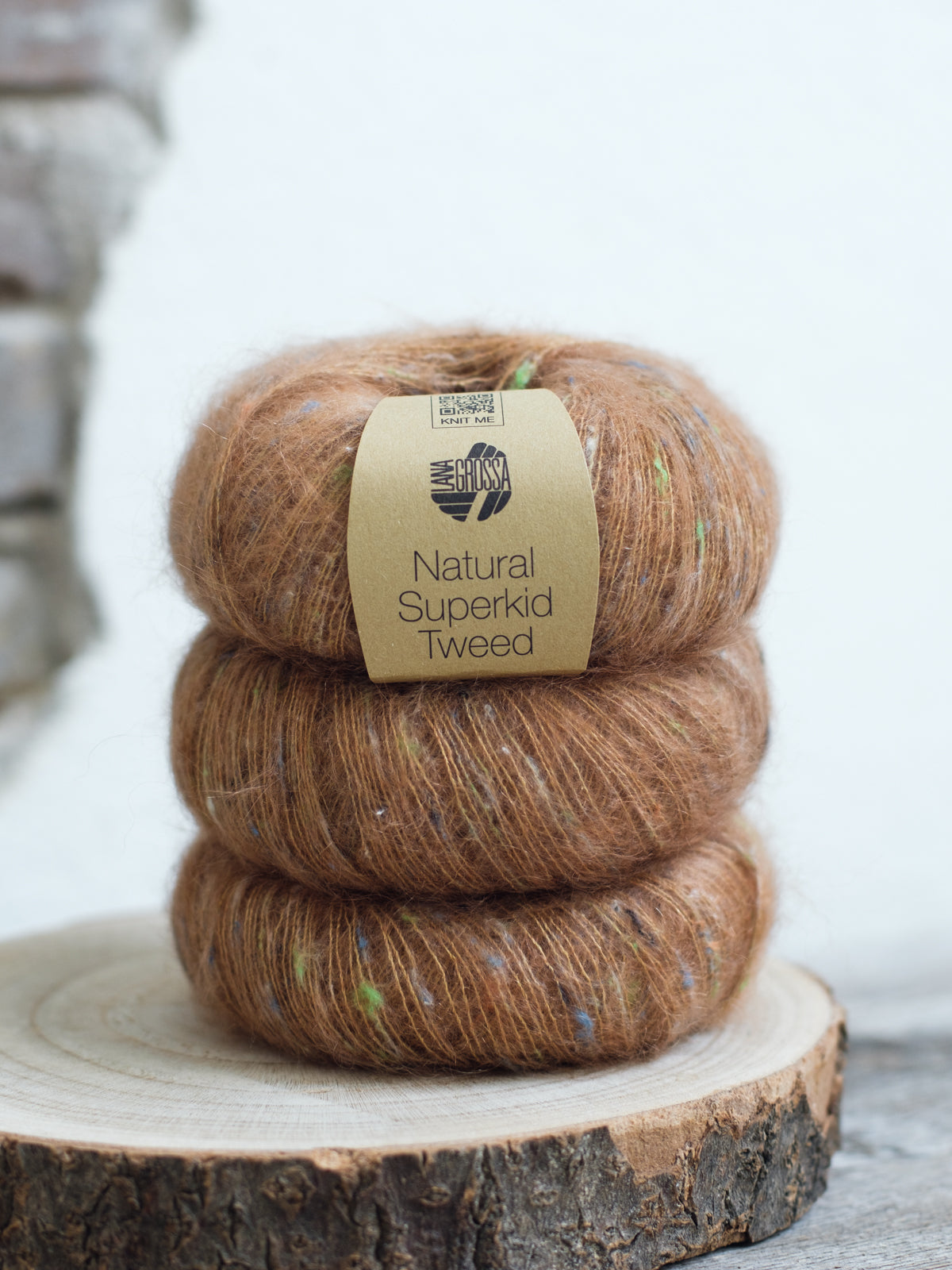 Natural Superkid Tweed 620 Camel