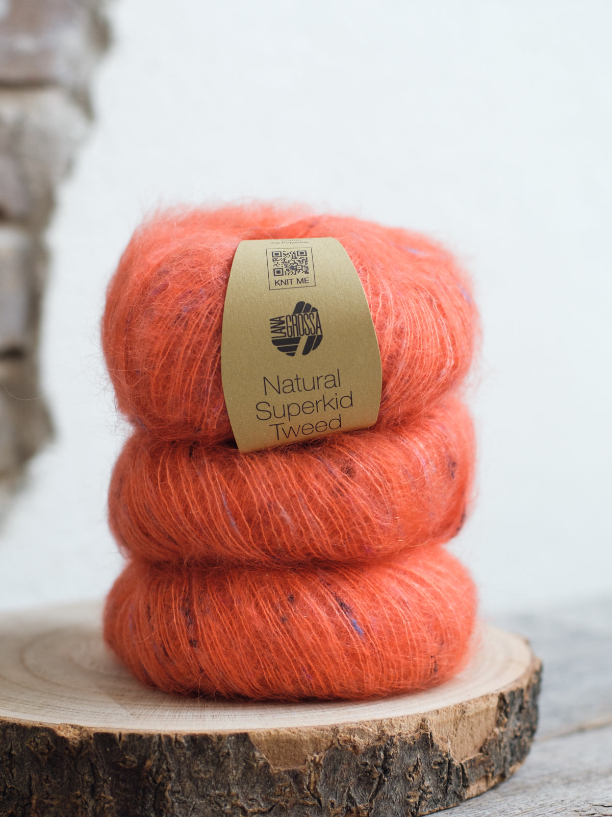 Natural Superkid Tweed 627 Lachs