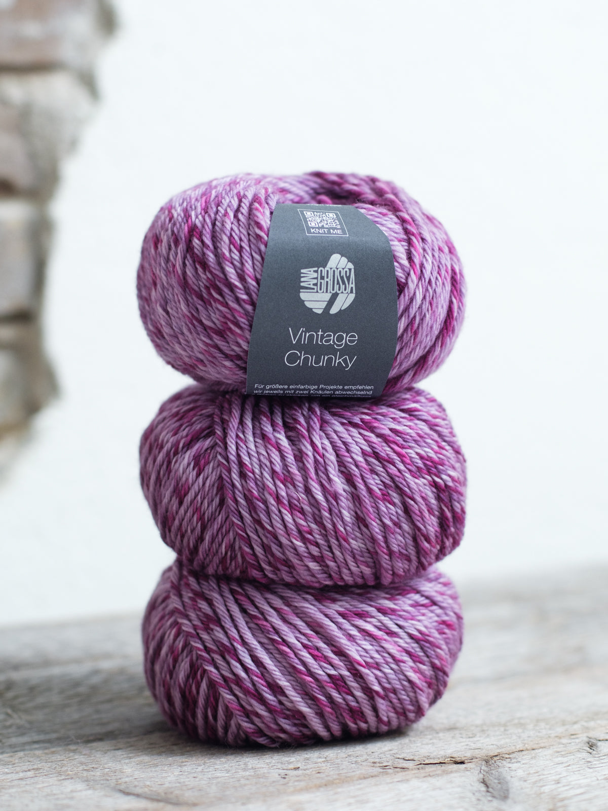 Vintage Chunky 007 Graubeige/Mauve