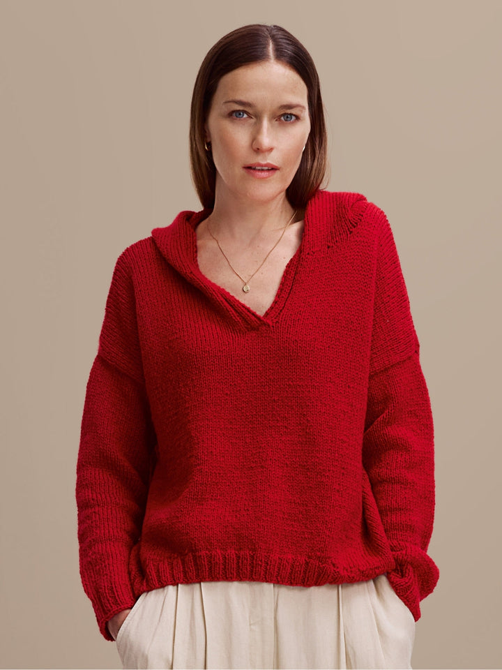 Strickpaket Cool Merino Kapuzenpullover