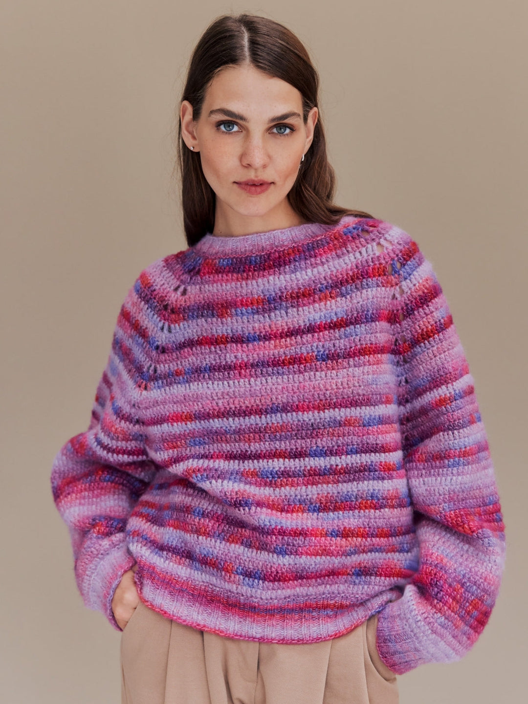 Strick- und Häkelpaket Picasso Pullover