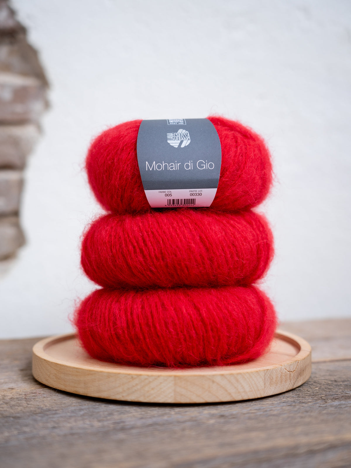 Mohair Di Gio 005 Weinrot