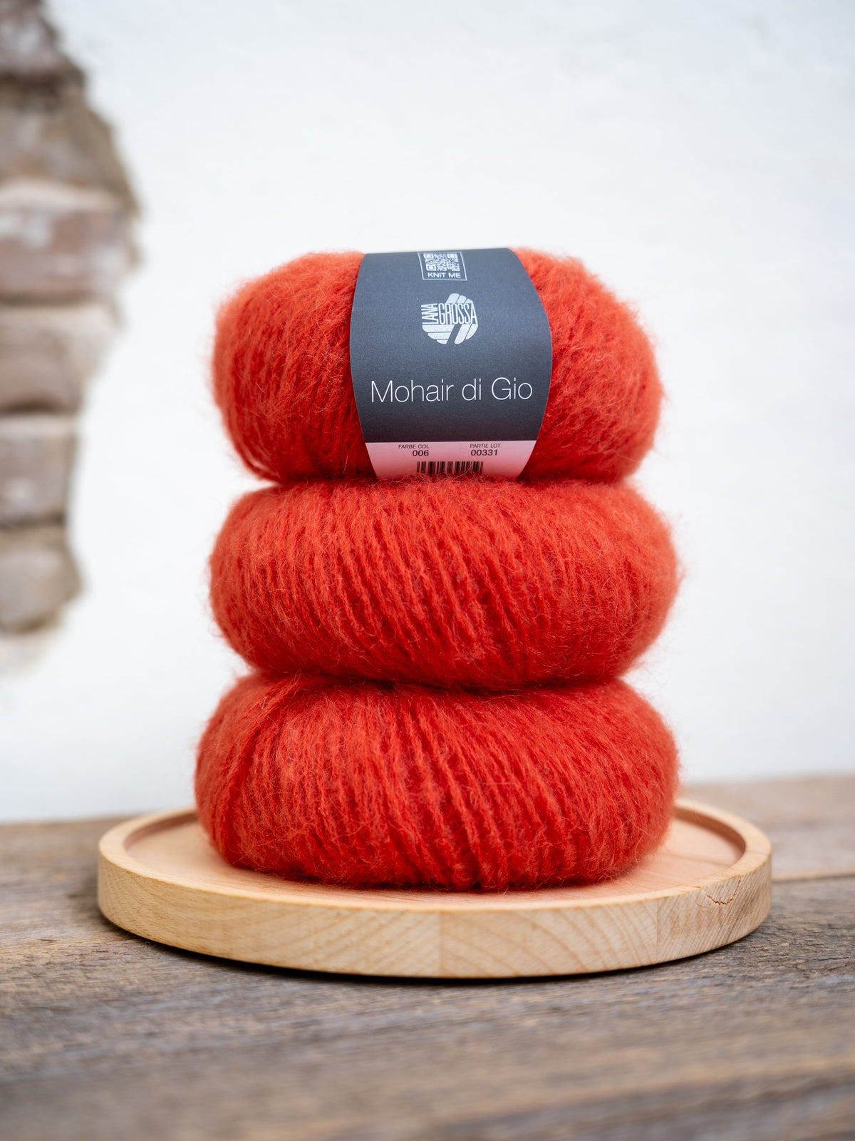 Mohair Di Gio 006 Orangerot