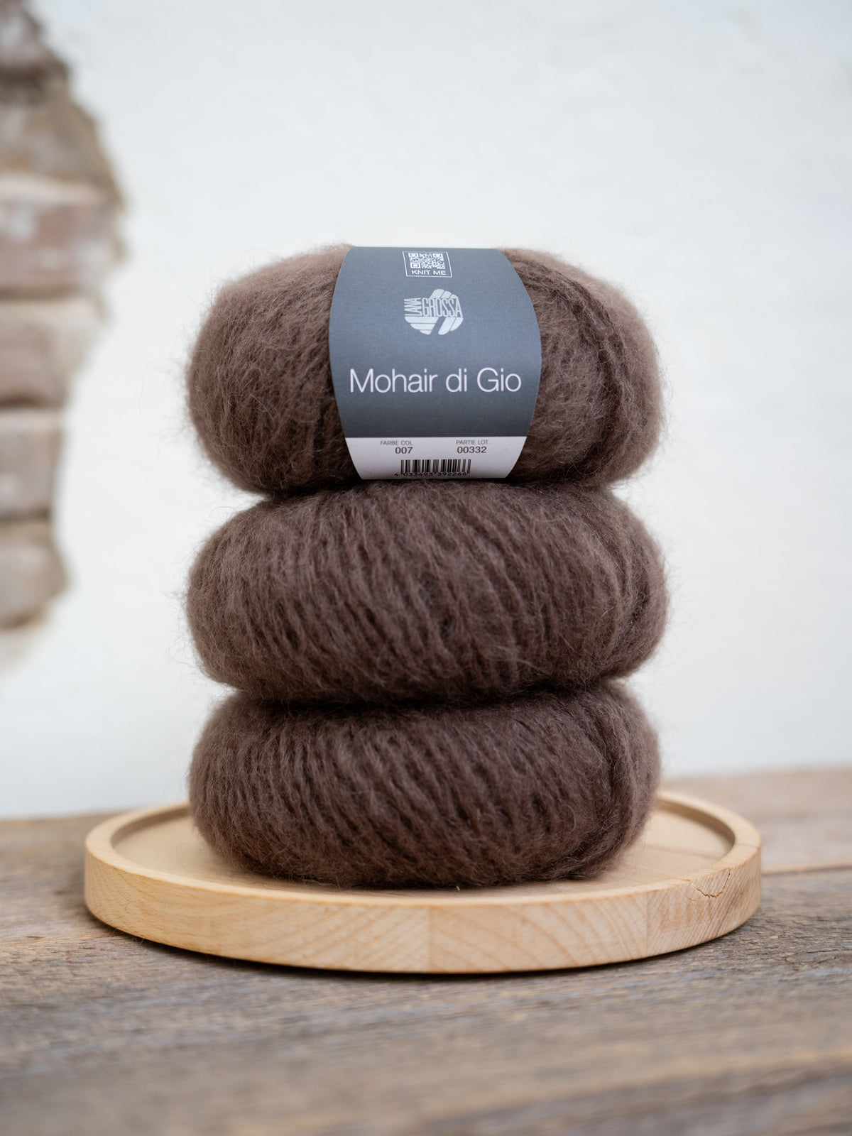 Mohair Di Gio 007 Graubraun