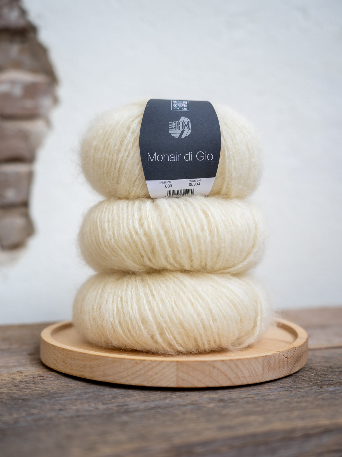 Mohair Di Gio 009 Rohweiß