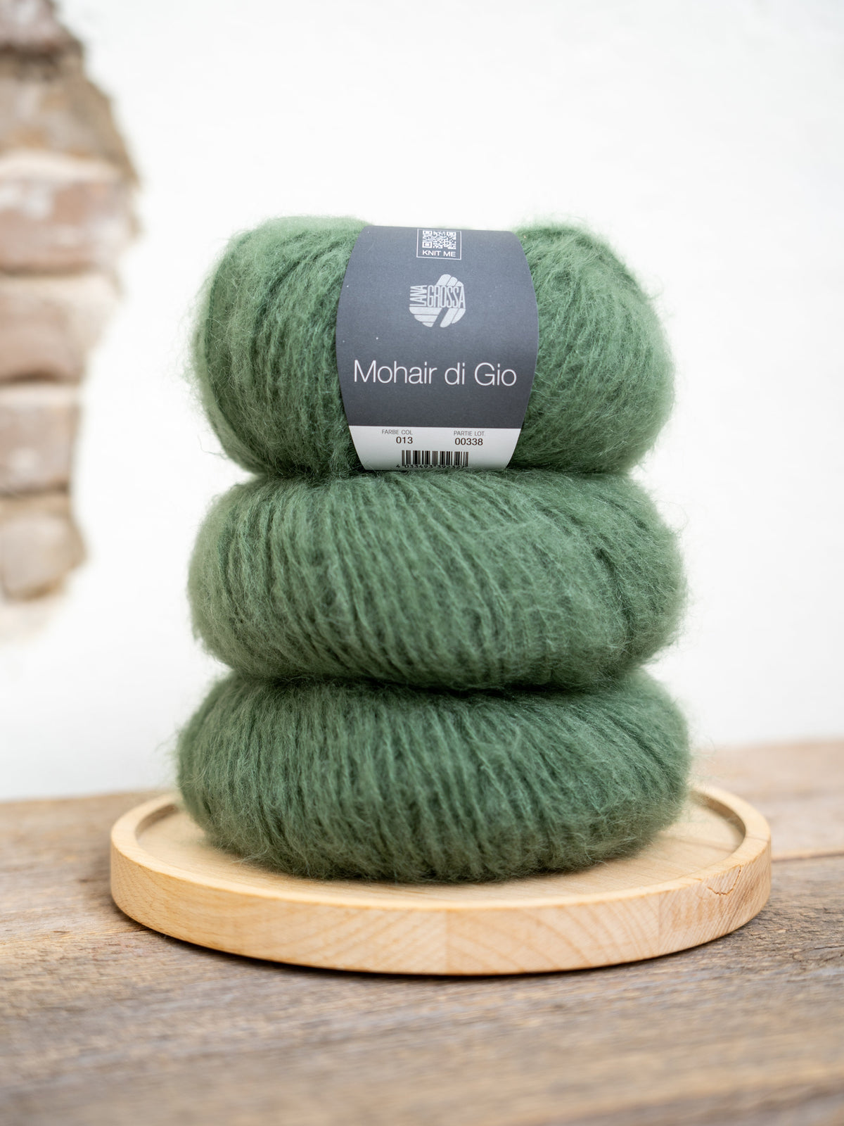 Mohair Di Gio 013 Resedagrün