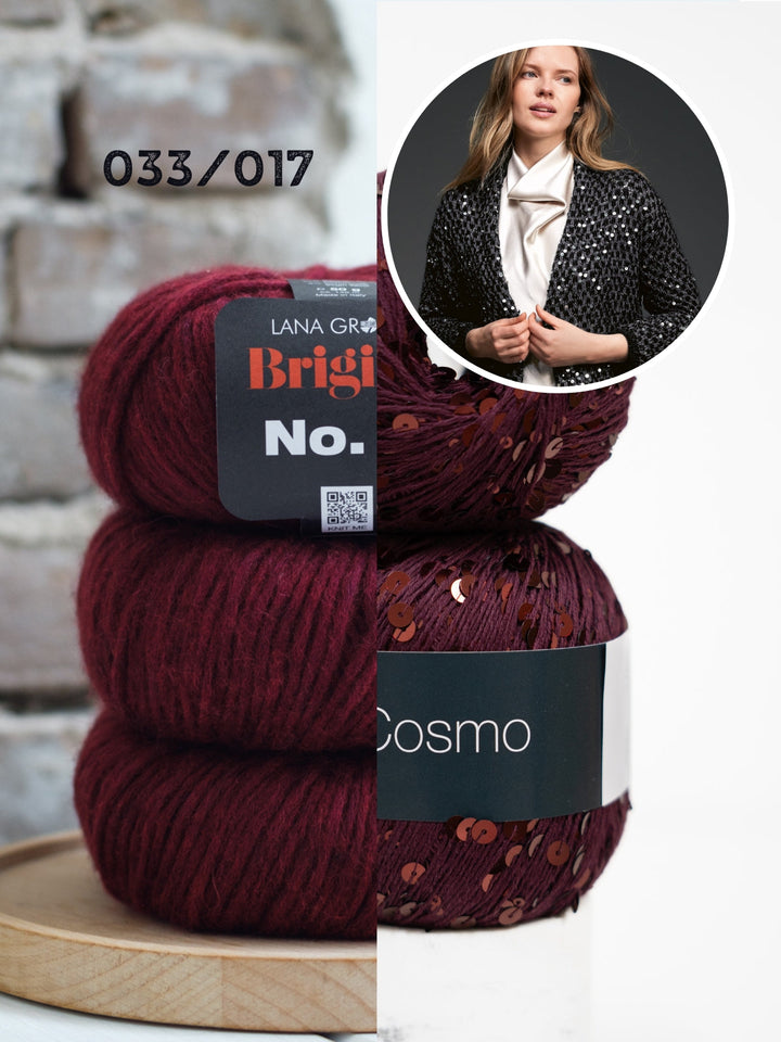 Strickpaket Brigitte No. 2 &amp; Cosmo Jacke