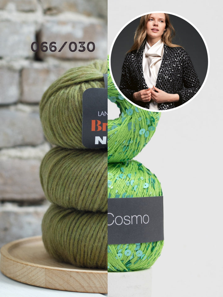 Strickpaket Brigitte No. 2 &amp; Cosmo Jacke