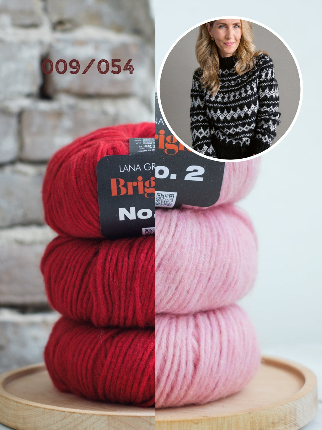 Strickpaket Brigitte No. 2 Nordic-Pullover