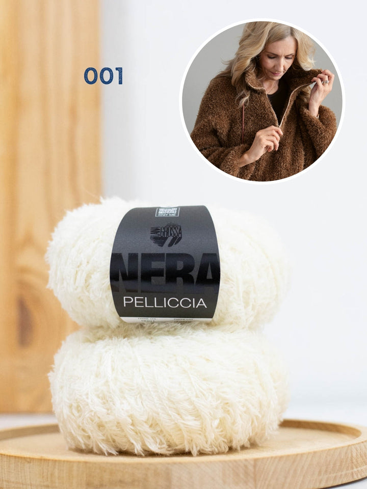 Strickpaket Pelliccia Pullover mit Reißverschluss