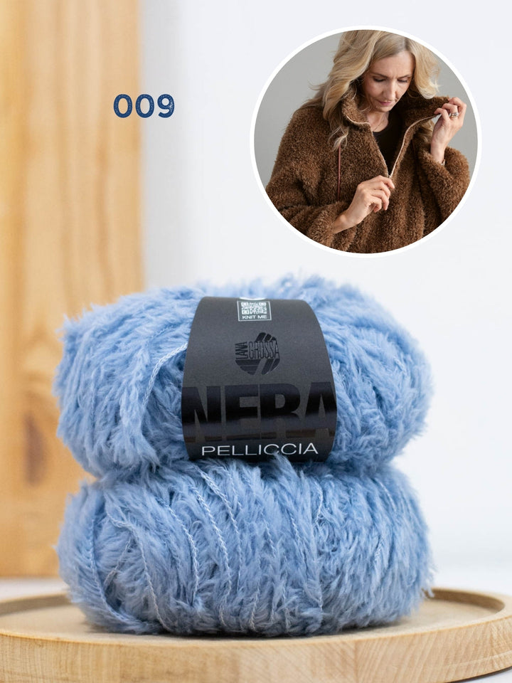 Strickpaket Pelliccia Pullover mit Reißverschluss