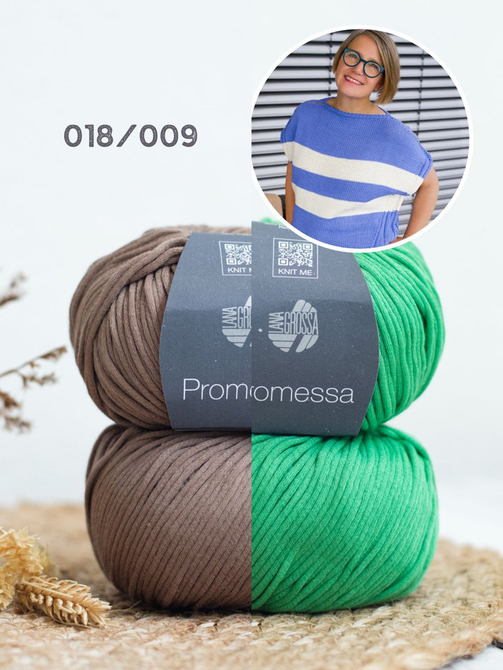 Strickpaket Mare Promessa-Streifenshirt – Tanja Steinbach
